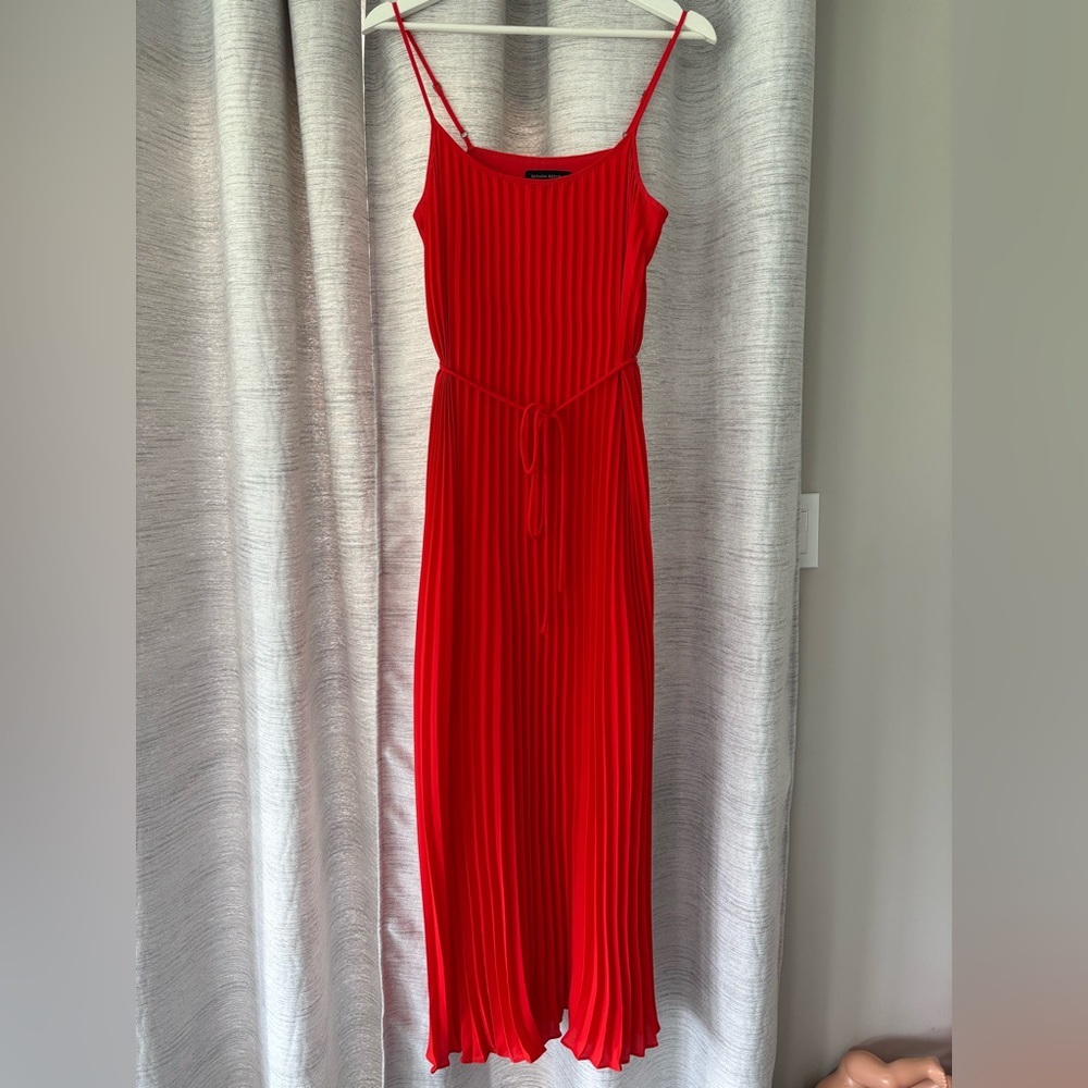 Banana Republic Vibrant Red Dress